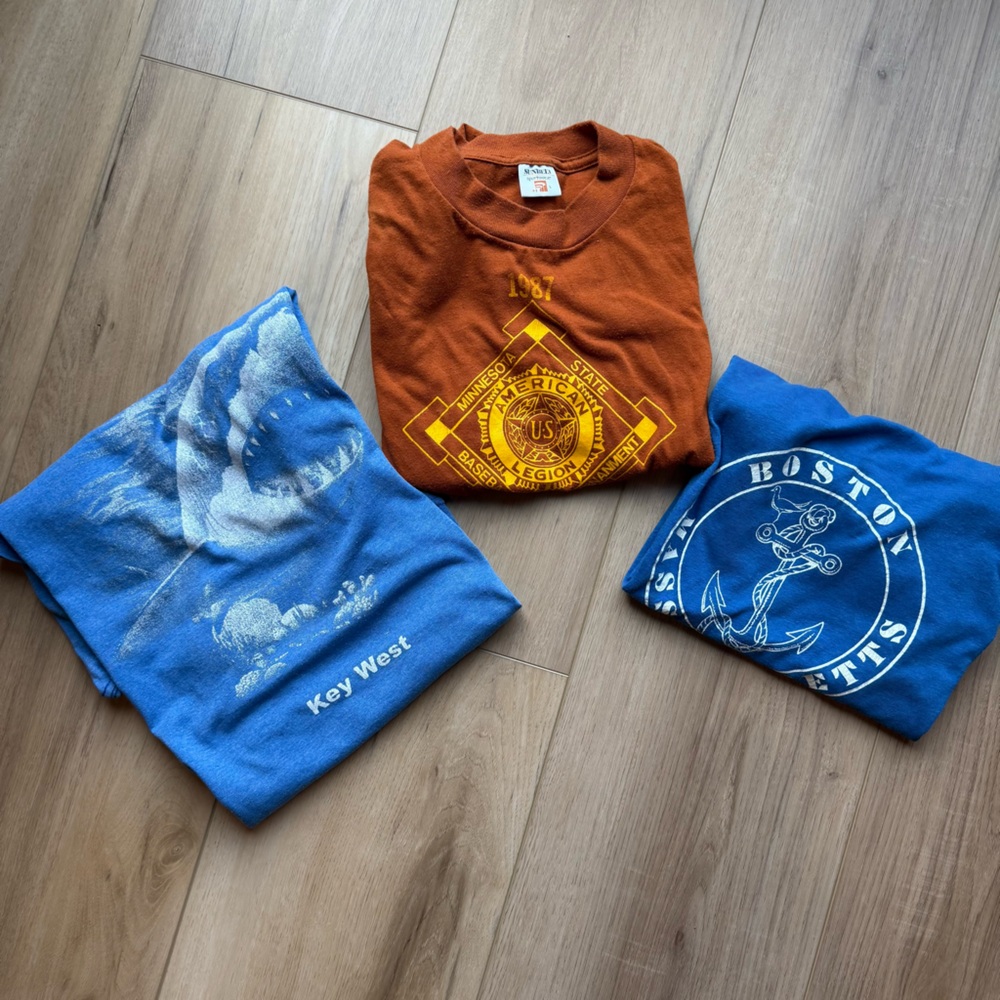 Vintage graphic tees - set of 3
